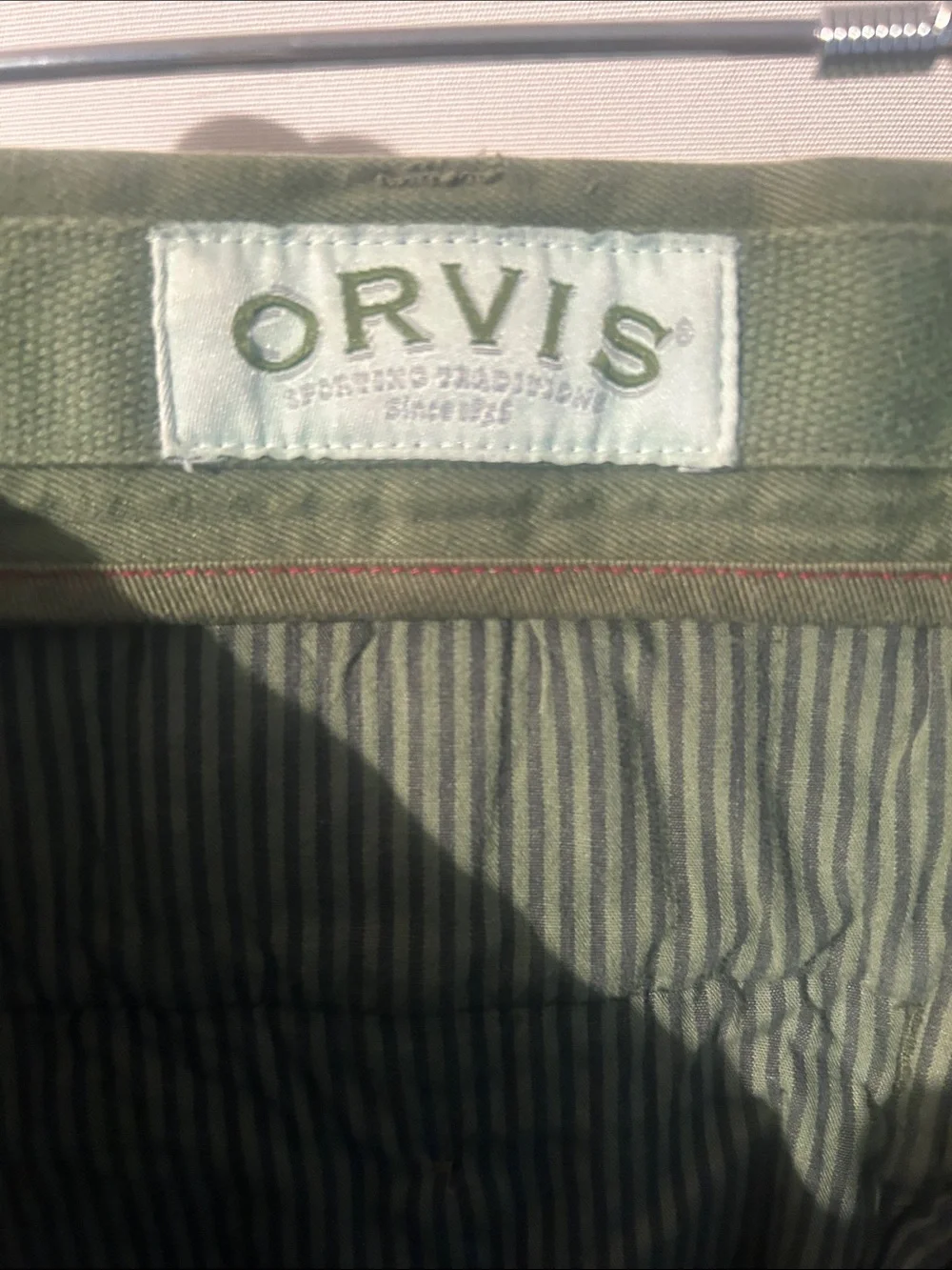 Orvis Men's Surf Wash size 38 100% cotton  Pants